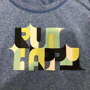 Brooks Run Happy Racerback tank